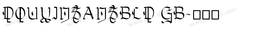 DOUYINSANSBLD GB字体转换